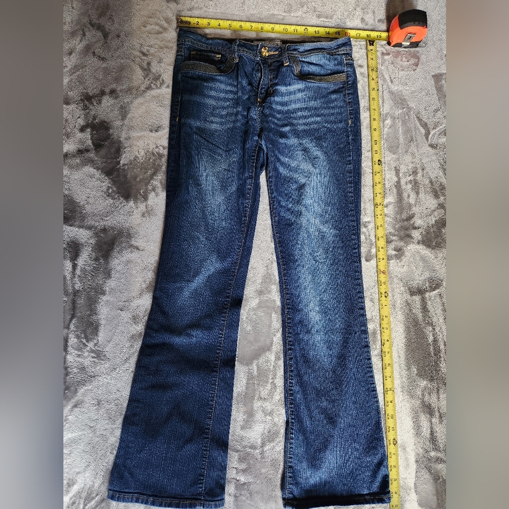 Baby Phat Dark Blue Flare Jeans
